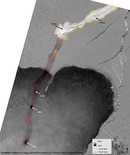 Holuhraun fracture zone visible by means of TanDEM-X DEM differencing