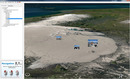 3D RealityMaps Viewer showing Mýrdalsjökull and Eyjafjallajökull